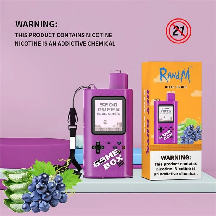 Randm jwèt Box 5200 Vapes