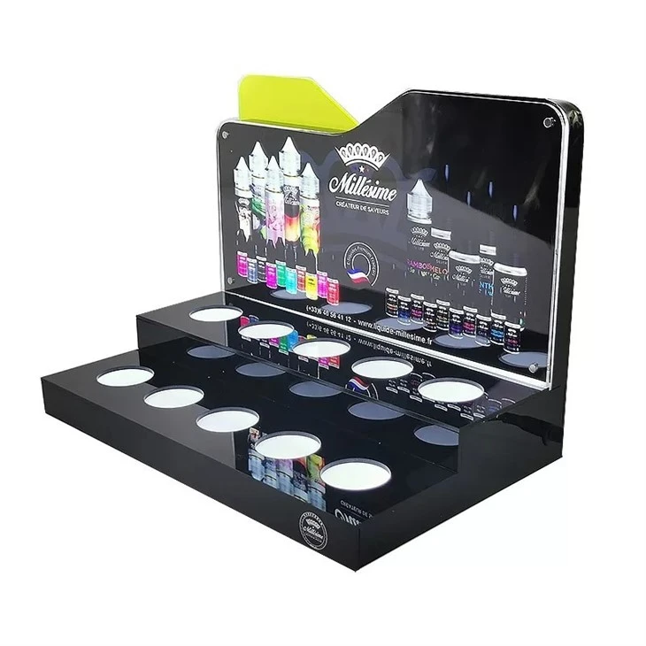 Electronic cigarette oil display rack LED luminous display rack vape