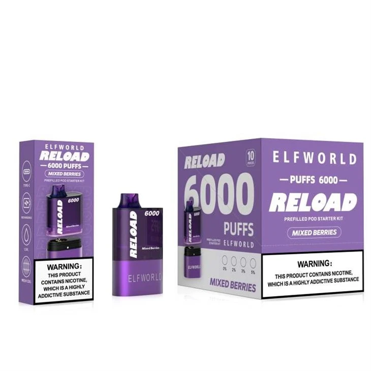 ELFWORLD RELOAD 6000 PUFF