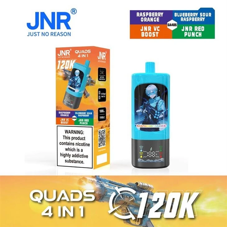 GA405 Tangy & Lightly Sweet Flavor Series_JNR QUADS 4IN1 120K