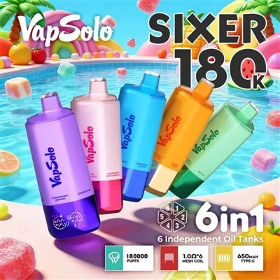 Vapsolo Sixer 180K: Yon sigarèt E-ki dire lontan ki pral konplètman elimine 