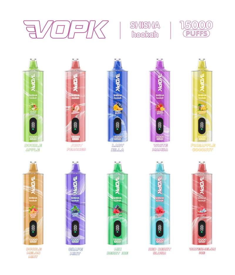 VOPK shisha hookah 15000 taste