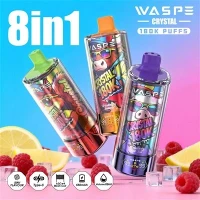 Waspe Crystal 8 nan 1 180K Puffs