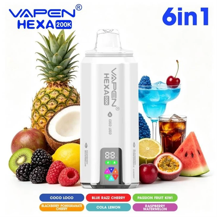 Vapen Hexa 200000 suppliers